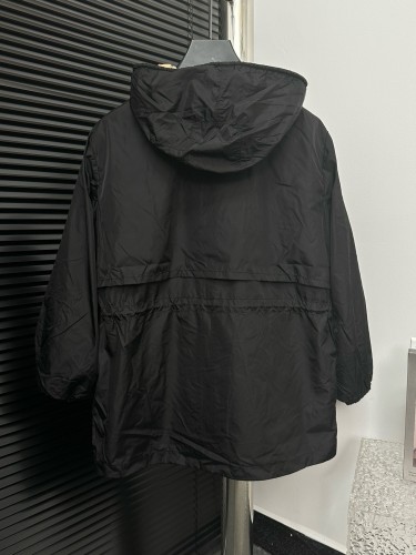 Burberry Women Hoodie Coat Luxury Brand Mens Reversible Nylon Jacket Top Quality   