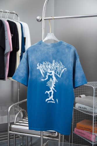 Balenciaga Luxury Brand Women Mens Short Sleeve T-Shirt   