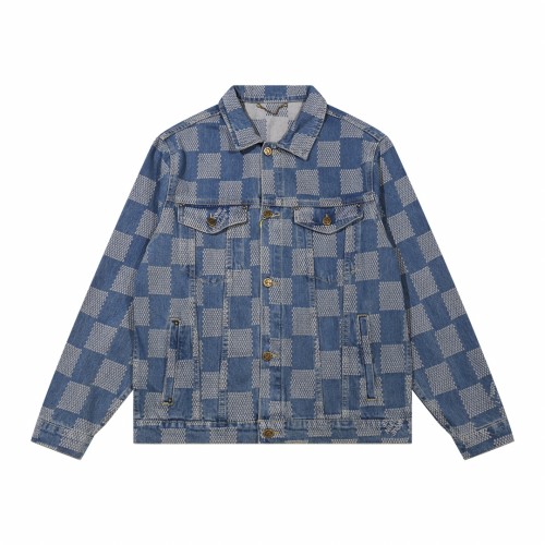 Louis Vuitton Men Womens Jackets Denim Coat Luxury Brand Mens Jackets Top Quality   