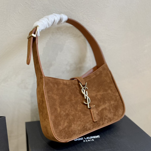 Saint Laurent YSL Womens Bag LE FERMOIR HOBO BAG IN SHINY LEATHER Designer Luxury Brand Women Shoulder Messenger Bags with Original Box
