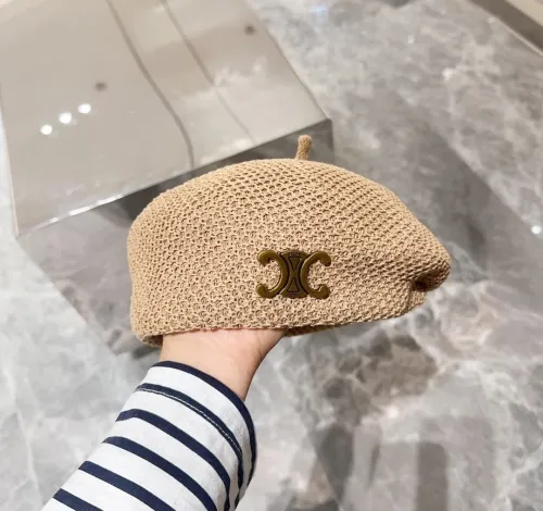 Celine Womens Hats Luxury Brand Design Celine Beret Hat with Original Box  