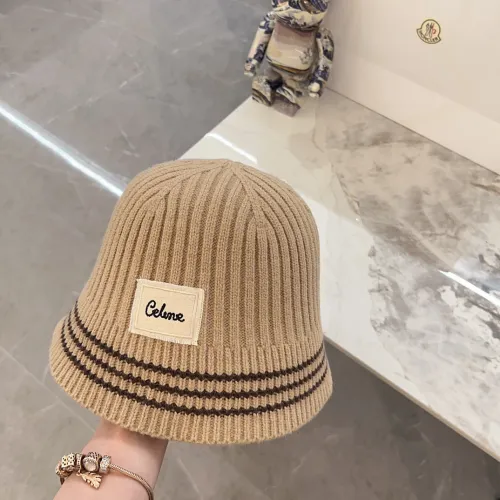 Celine Womens Hats Luxury Brand Design Celine Knit Bucket Hat with Original Box  