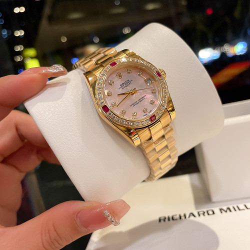Rolex Womens Watch Luxury Brand Design Fashion Type with Original Box