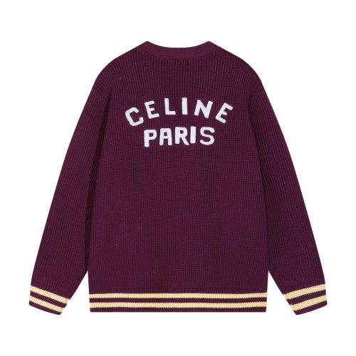 Celine Cardigan Men Womens Knit Cardigan Luxury Brand Womens Knitwear Top Quality   