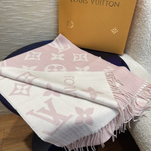 Louis Vuitton Scarves Men Womens Fashion Scarf with Original Box   