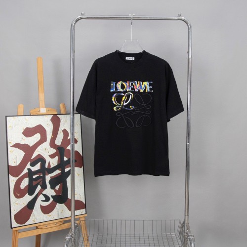 Loewe Luxury Brand Men Womens Short Sleeve T-Shirt   