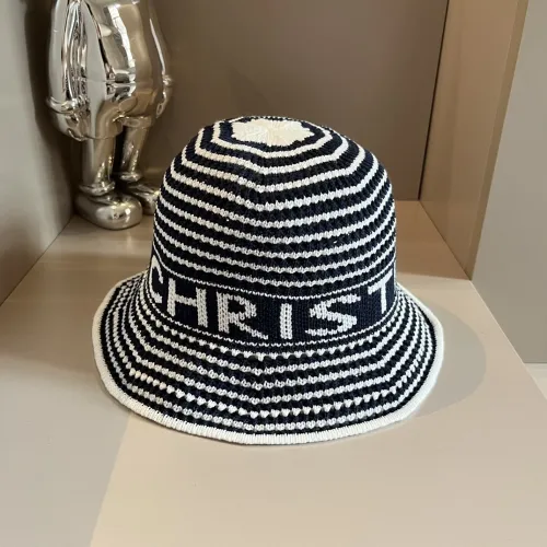 Dior Womens Knit Bucket Hat Luxury Brand Design Dior Cap with Original Box  