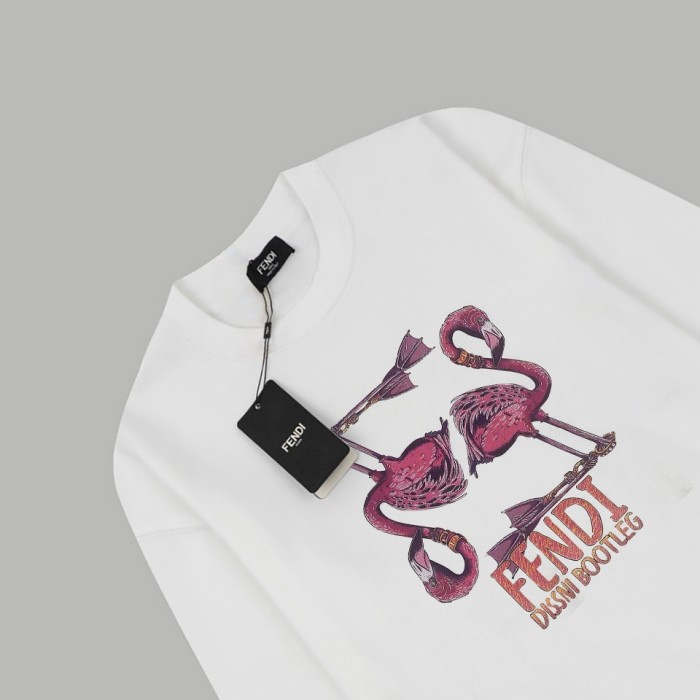 Fendi Womens Mens Sweatshirt Luxury Brand Mens Sweatshirts   