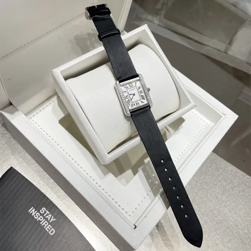 Cartier Womens Watch Luxury Brand Design Fashion Type with Original Box