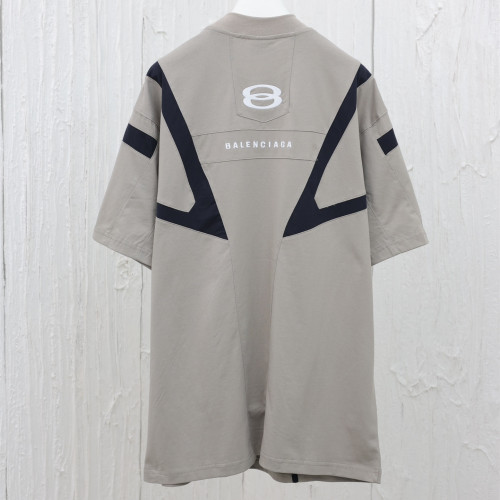 Balenciaga Luxury Brand Women Mens Short Sleeve T-Shirt UNITY SPORTS ICON BIKER T-SHIRT