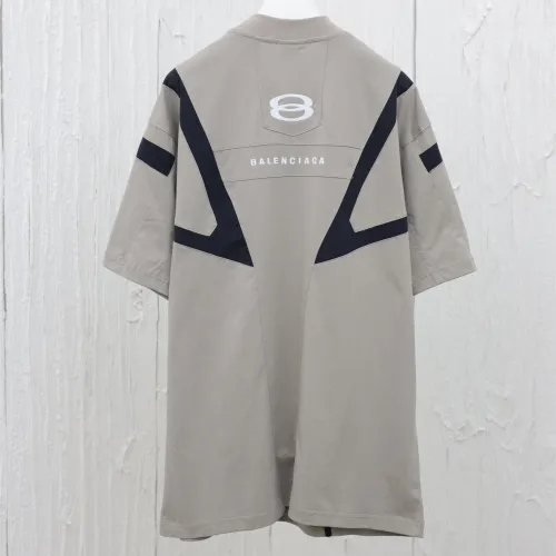Balenciaga Luxury Brand Women Mens Short Sleeve T-Shirt UNITY SPORTS ICON BIKER T-SHIRT