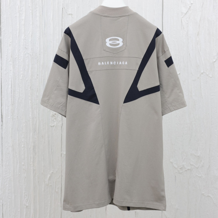 Balenciaga Luxury Brand Women Mens Short Sleeve T-Shirt UNITY SPORTS ICON BIKER T-SHIRT