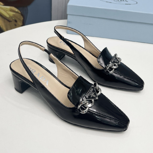 Prada Womens Shoes Sandals Casual Luxury Brand Pumps 4.5cm Heel with Original Box Whatsapp 
