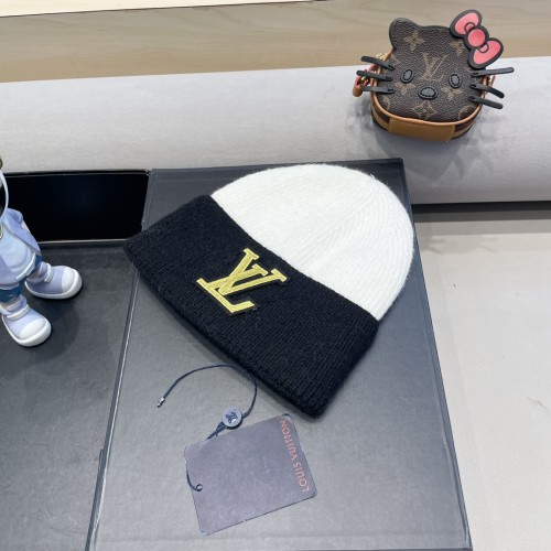 Louis Vuitton Womens Mens Cap Knit Hat Luxury Brand with Original Box  