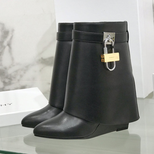 Givenchy Womens Shoes Boots Fashion Type Luxury Brand GIVENCHY BOOTS IN LEATHER with Original Box