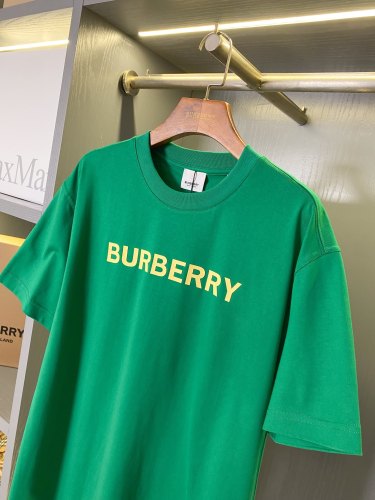 Burberry Luxury Brand Women Mens Short Sleeve T-Shirt Logo Cotton T-shirt   