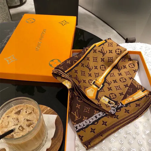 Louis Vuitton Scarves Womens Fashion Scarf with Original Box   
