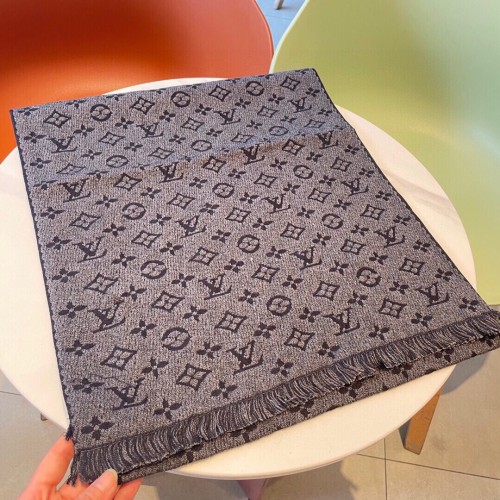 Louis Vuitton Scarves Men Womens Fashion Scarf with Original Box   