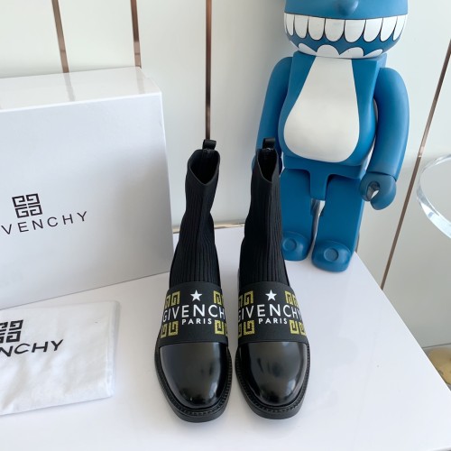 Givenchy Womens Shoes Boots Fashion Type Luxury Brand GIVENCHY BOOTS IN LEATHER with Original Box