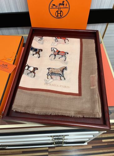 Hermes Scarves Womens Fashion Scarf Shawl 208