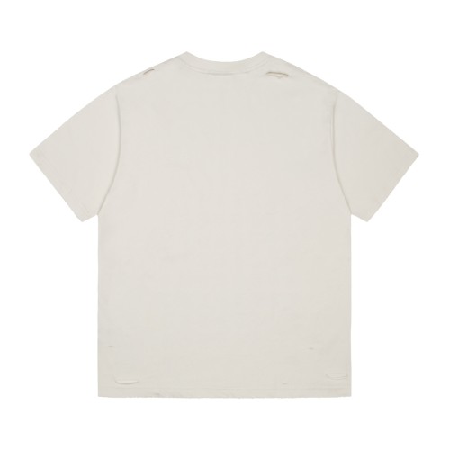 Balenciaga Luxury Brand Women Mens Short Sleeve T-Shirt WOMEN'S HOW ARE YOU FEELING TODAY T-SHIRT OVERSIZED IN WHITE 787349TRVH79109   