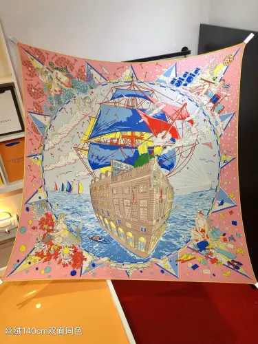 Hermes Scarves Womens Fashion Scarf Shawl 046