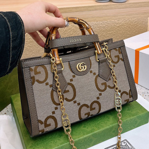 Gucci Womens Bags Shoulder Handbag Luxury Brand Gucci Diana small shoulder bag 735153 DJ24T 5862