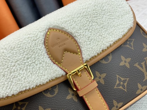 Louis Vuitton Womens Bags Luxury Brand DIANE M45985 Monogram coated canvas with Original Box