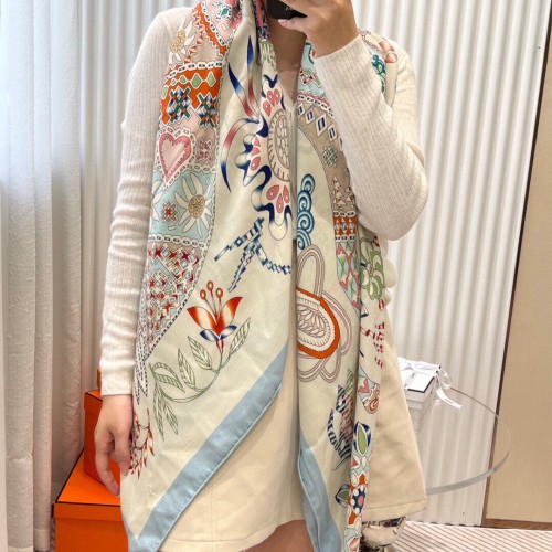 Hermes Scarves Womens Fashion Scarf Shawl 221