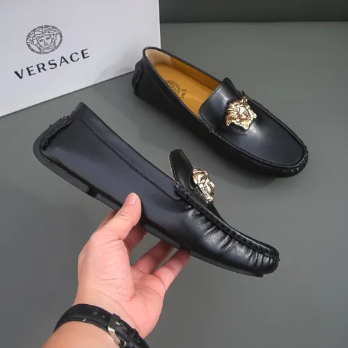 Versace Mens Shoes Loafers Fashion Design Luxury Brand with Original Box Whatsapp 
