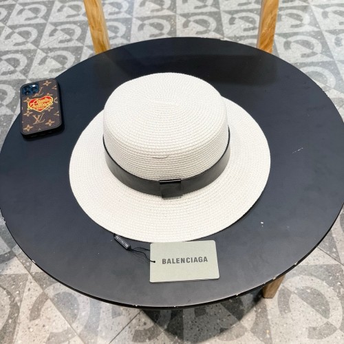 Balenciaga Womens Hats Luxury Brand Design Balenciaga Straw Hat with Original Box  