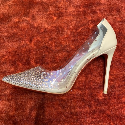 Christian Louboutin Womens Shoes Follies Strass High Heels Shoes Pumps 6.5cm 8.5cm 10cm
