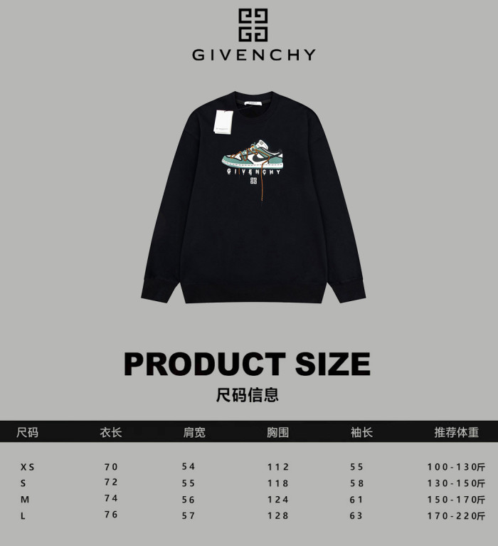 Givenchy Womens Mens Long Sleeve Sweatshirt Luxury Brand Mens Sweatshirt   