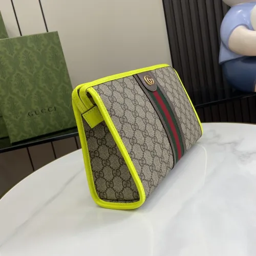 Gucci Womens Mens Unisex Bags Wallets Clutch Luxury Brand GG Supreme Ophidia Toiletry Case with Original Box  