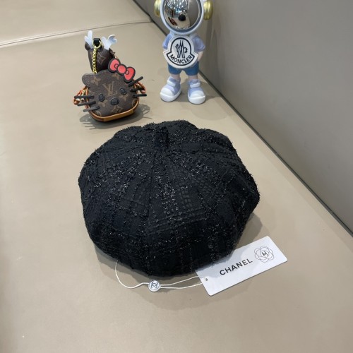 Chanel Womens Hats Luxury Brand Beret Hat with Original Box  
