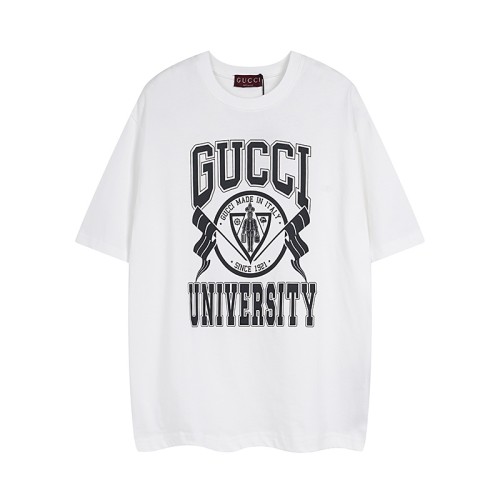 Gucci Luxury Brand Women Mens Short Sleeve T-Shirt COTTON JERSEY PRINTED T-SHIRT 798115 XJGU9 9074   