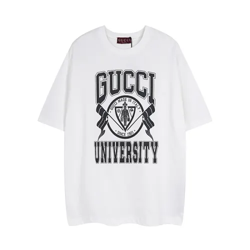Gucci Luxury Brand Women Mens Short Sleeve T-Shirt COTTON JERSEY PRINTED T-SHIRT 798115 XJGU9 9074   