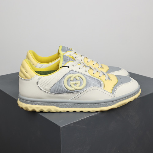 Gucci Womens Shoes Sneakers Luxury Brand Women's MAC80 sneaker in off white leather with Original Box Whatsapp 
