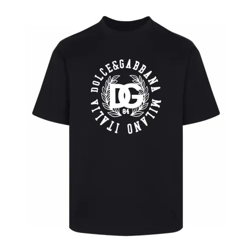 Dolce&Gabbana Luxury Brand Women Mens Short Sleeve T-Shirt   
