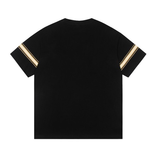 Burberry Luxury Brand Women Mens Short Sleeve T-Shirt Stripe Cotton T-shirt 80910261   