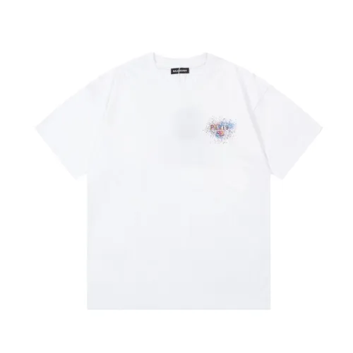 Balenciaga Luxury Brand Women Mens Short Sleeve T-Shirt   