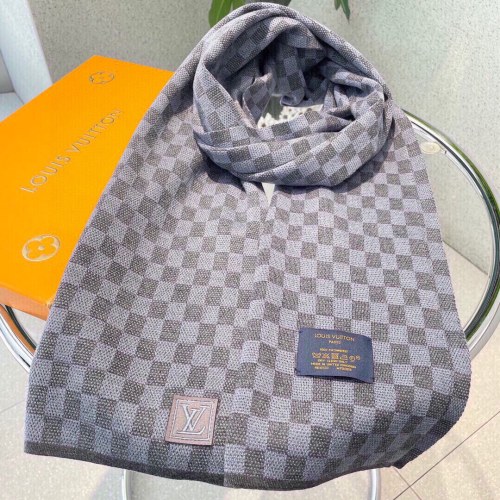 Louis Vuitton Scarves Men Womens Fashion Scarf with Original Box   