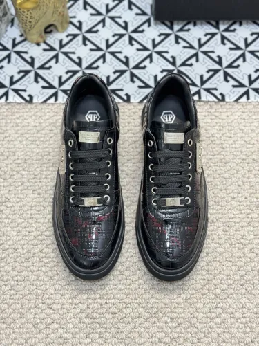 Philipp Plein Men Shoes Sneakers Low Top Sneaker Fashion Design Luxury Brand Trainer Predator TM with Original Box Whatsapp 