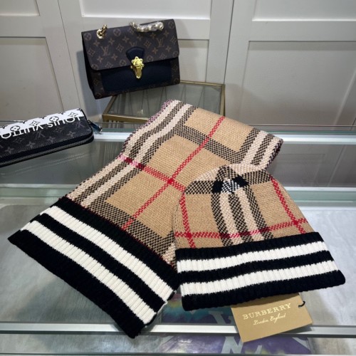 Burberry Womens Mens Cap Knit Hat Luxury Brand with Original Box  