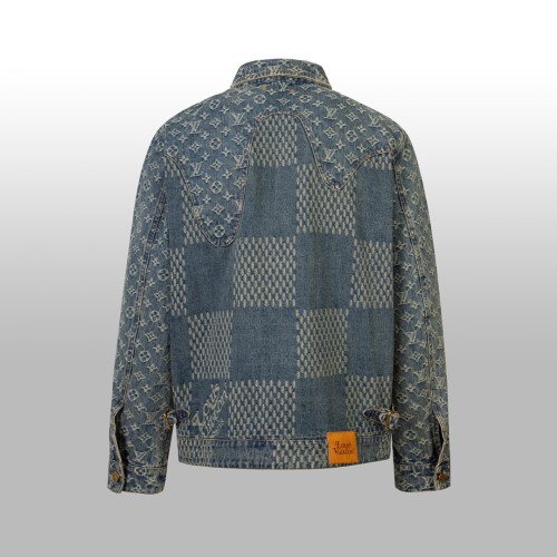 Louis Vuitton X Nigo Men Womens Jackets Denim Luxury Brand Mens Jackets Top Quality   