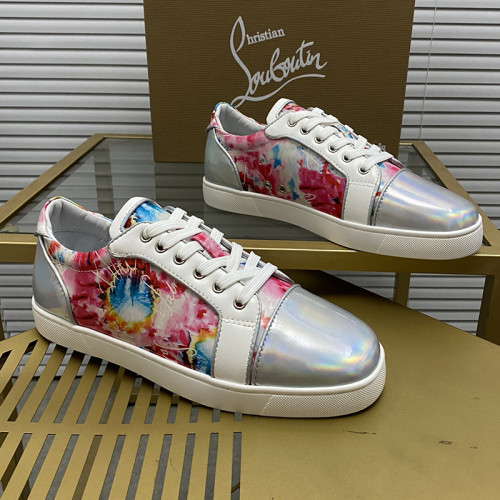 Christian Louboutin Mens Shoes Sneakers Luxury Brand Red Bottom Design Sports Footwears with Original Box