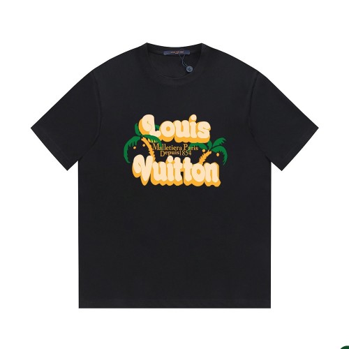 Louis Vuitton Luxury Brand Men Womens Short Sleeve T-Shirt   