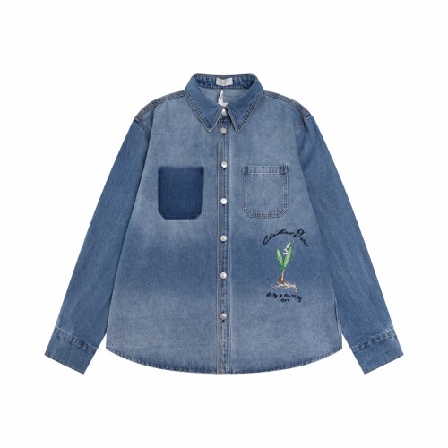 Dior Men Womens Coat Jackets Luxury Brand Mens Denim Jacket Top Quality   