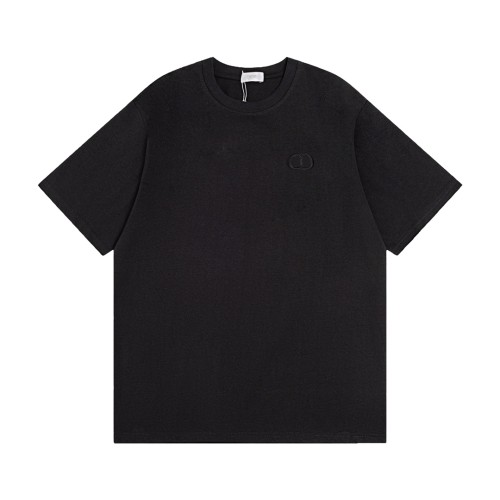 Doir Luxury Brand Women Mens Short Sleeve T-Shirt CD Icon Relaxed-Fit T-Shirt   