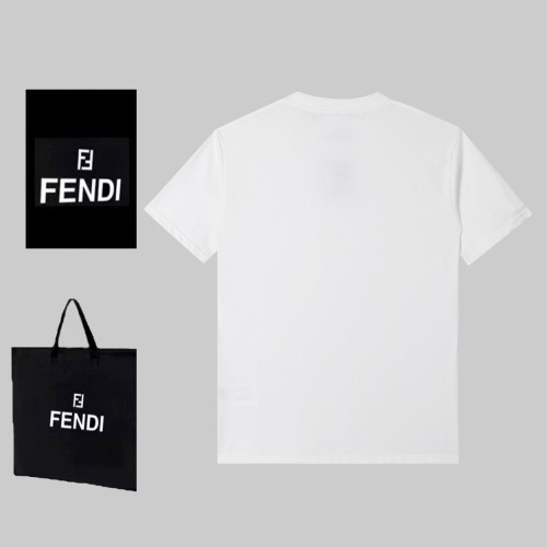 Fendi Luxury Brand Women Mens Short Sleeve T-Shirt   